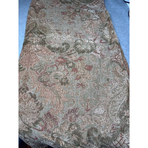 Chenille Tapestry Fabric 30" x 52" Floral Pattern - Picture 6 of 6